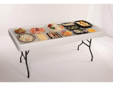 Table Chill-N-Fill Beverage Serving Table